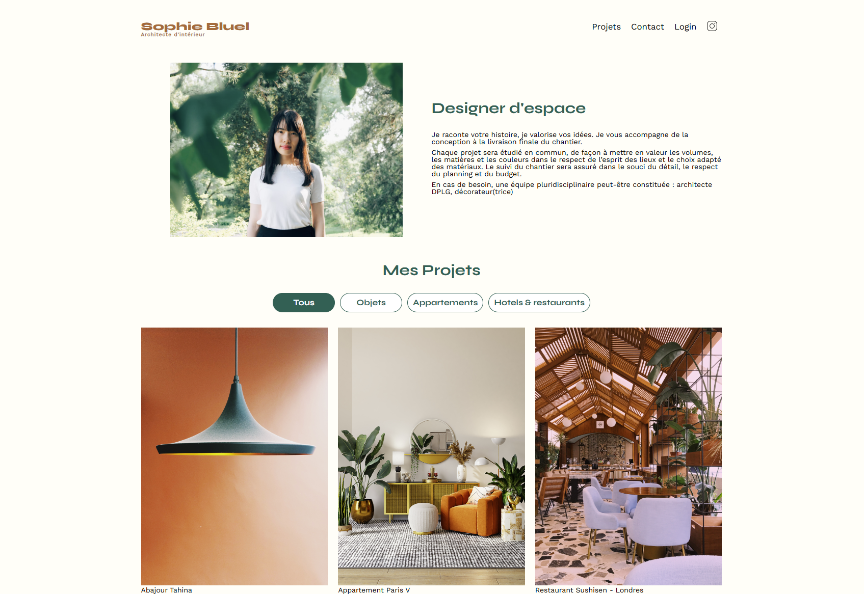Architecte Sophie Bluel